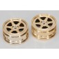 CEN Wheel-6 Spoke/Gold/1:10 (Pk2)
