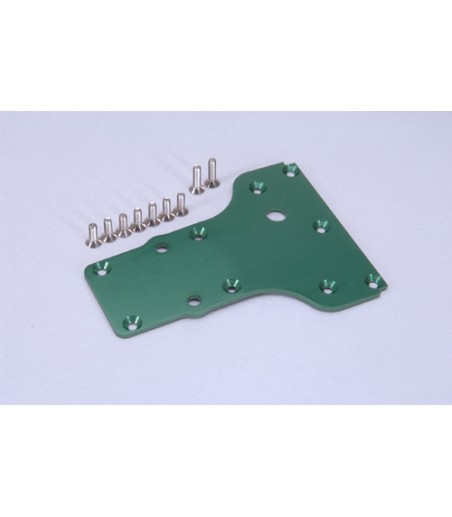 CEN Alu Skid Plate (Green)  Gen/GST/GSR