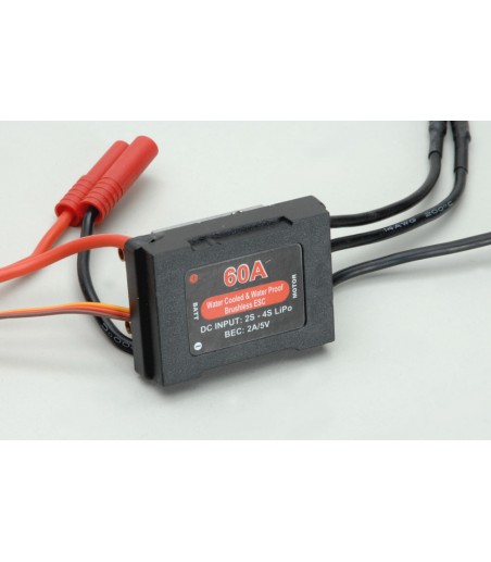 Joysway 60A Water Cooled Brushless ESC with EC4 connector