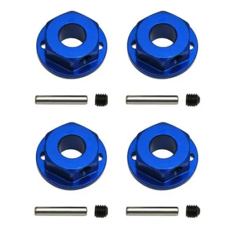 TEAM ASSOCIATED SC10 4x4 FT ALUMINIUM WHEEL HEXES (4)