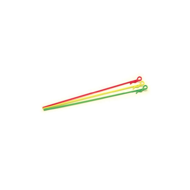 Fastrax Small Fluorescent Green Long Body Pin 1/10th