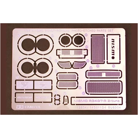 TAMIYA 1/24 GTR Z TUNE PHOTO ETCH PARTS