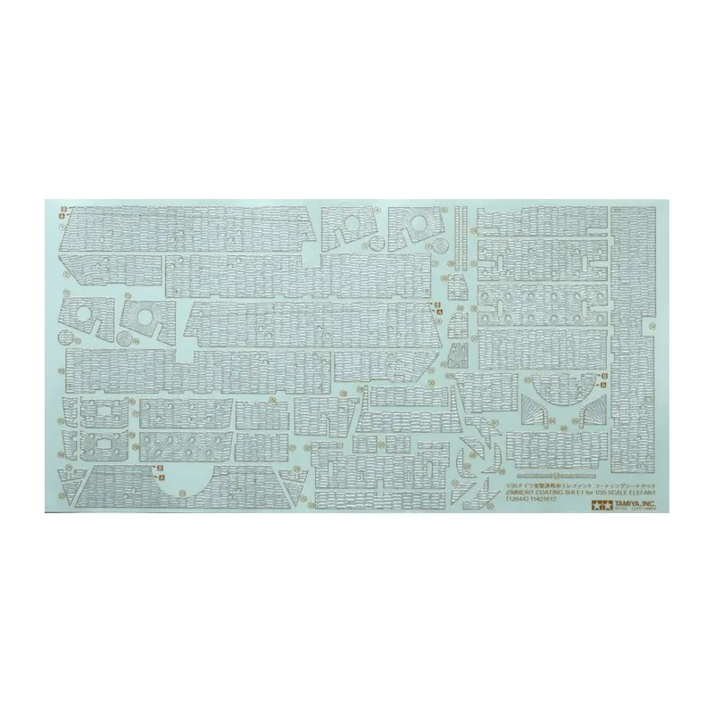 TAMIYA ZIMMERIT COATING SHEET ELEFANT