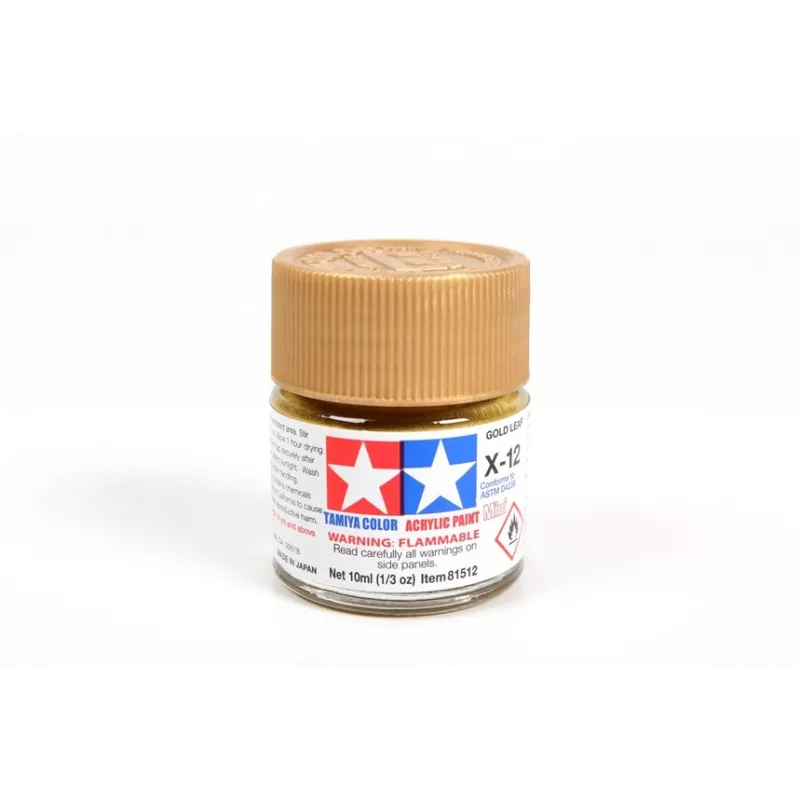 TAMIYA Acrylic Mini X-12 Gold Leaf