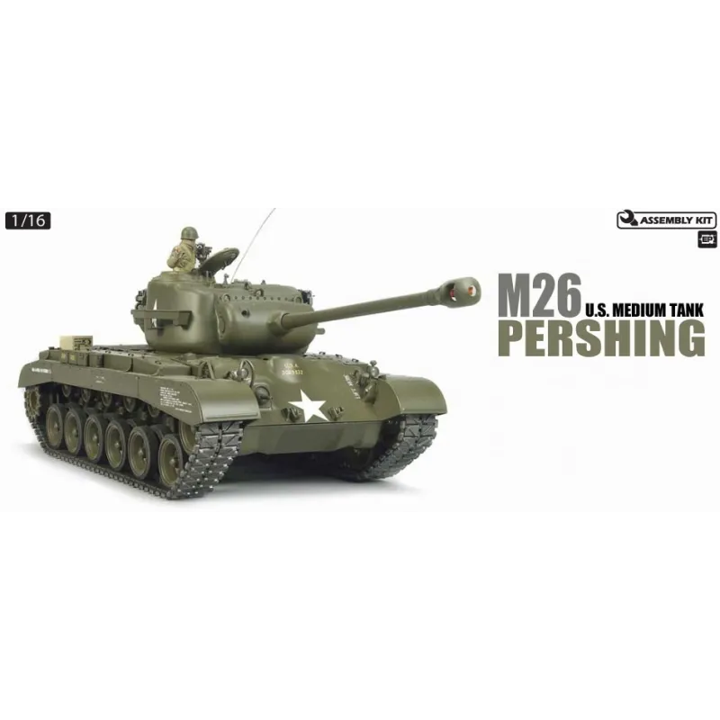 TAMIYA RC M26 PERSHING WITH OPTION KIT