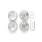TAMIYA RC METAL PLATED REAR WHEELS TAMIYA RC METAL PLATED REAR WHEELS