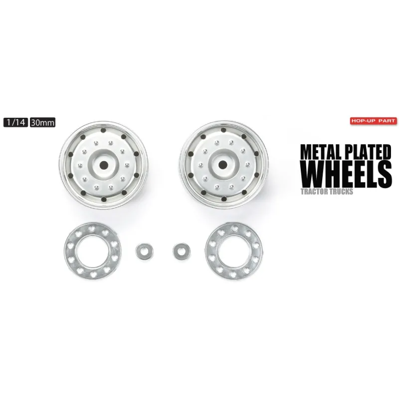 TAMIYA Plated Wheels 30mm Hex Matt TAMIYA Plated Wheels 30mm Hex Matt
