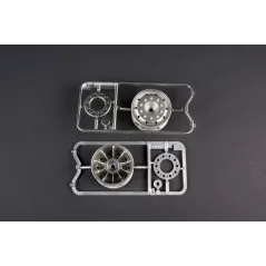 TAMIYA TRUCK PLATED WHEELS (30MM/HEX/MATT
