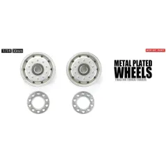 TAMIYA TRUCK PLATED WHEELS (30MM/MATT)