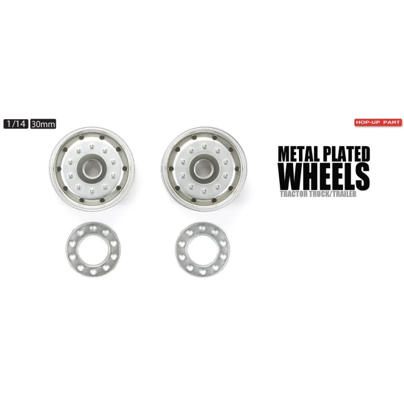 TAMIYA RC METAL PLATED WHEELS