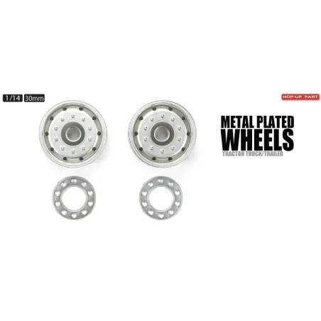 TAMIYA RC METAL PLATED WHEELS