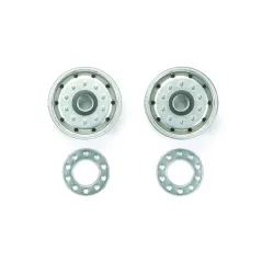 TAMIYA TRUCK PLATED WHEELS (30MM/MATT)