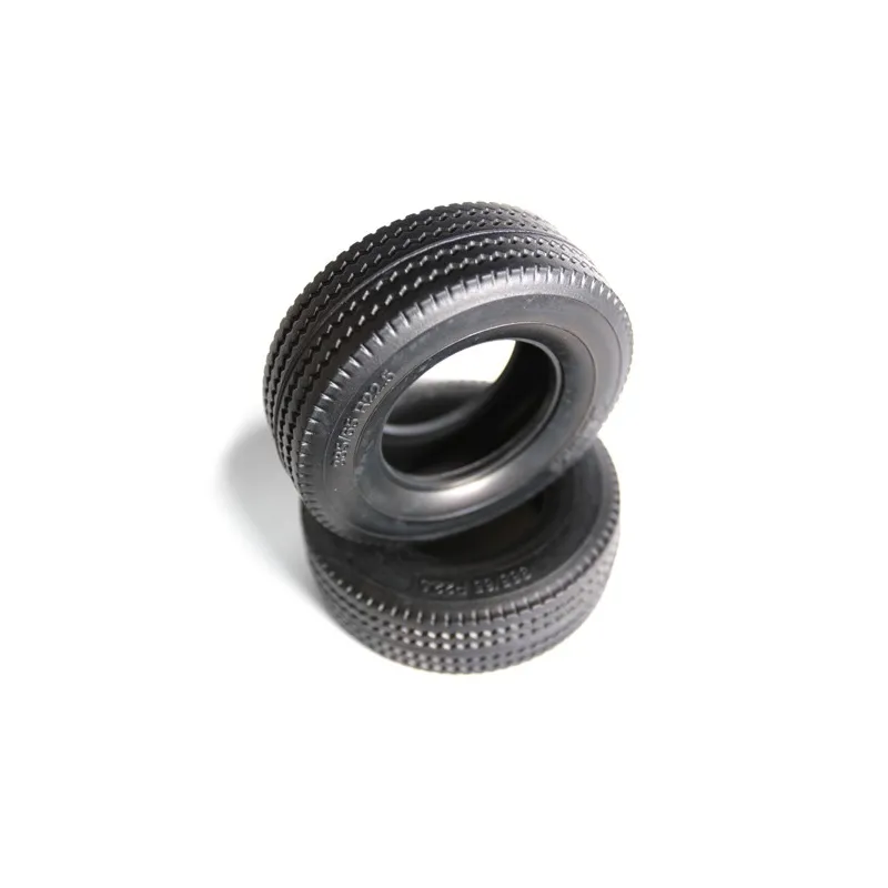 TAMIYA RC TRACTOR TRUCK TIRES (2PCS) HARD 30MM