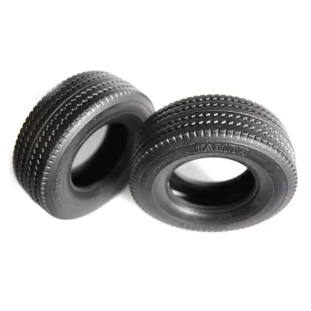 TAMIYA RC TRACTOR TRUCK TIRES (2PCS) HARD 30MM