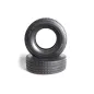 TAMIYA RC TRACTOR TRUCK TIRES (2PCS) HARD 30MM