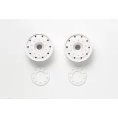 TAMIYA TRUCK BB WHEELS (30MM/WHI) X 2