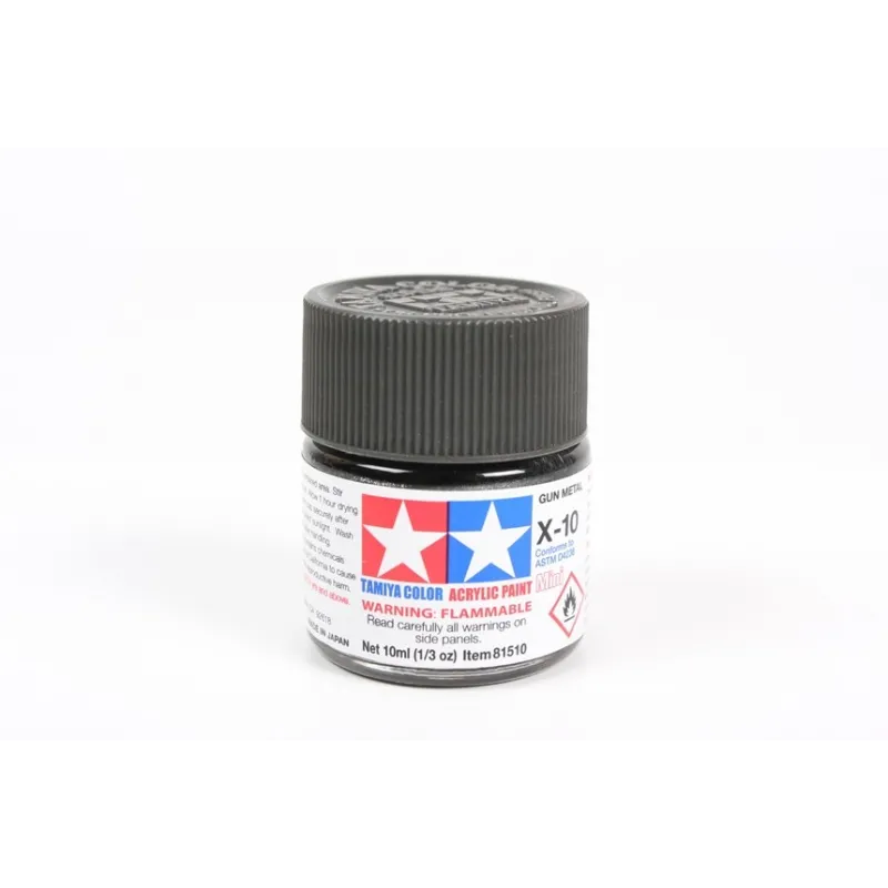 TAMIYA Acrylic Mini X-10 Gun Metal