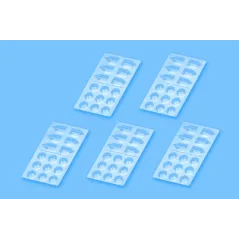 TAMIYA 15 WELL PALETTE (5PCS)