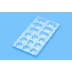 TAMIYA 15 WELL PALETTE X 5