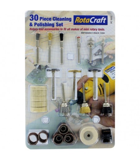 Rotacraft RC9002 30pc Cleaning & Polishing Set
