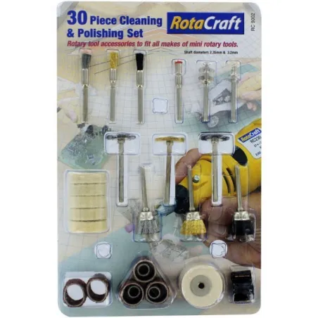 Rotacraft RC9002 30pc Cleaning & Polishing Set