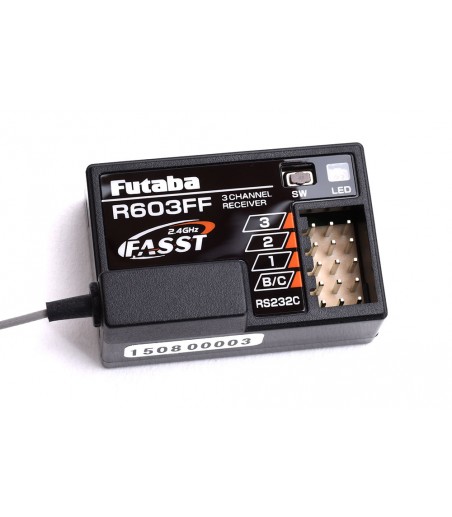 Futaba R603FF Receiver 2.4GHz FASST (Car/Boat)