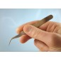 Expo Drills & Tools 79007 Tweezers - No.7 Curved - Stainless Steel -Antimagnetic