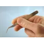 Expo Drills & Tools 79007 Tweezers - No.7 Curved - Stainless Steel -Antimagnetic