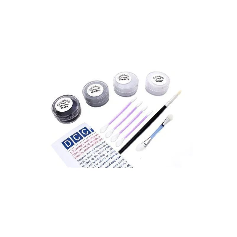 DCC Concepts DCW-GRY Grey shades weathering powders