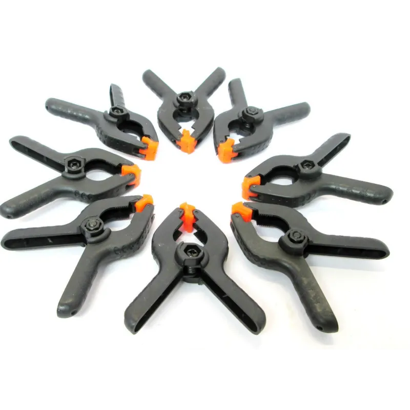 Toolzone 8Pc 21/2" Micro Plastic Clamp