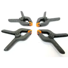 4PC CLAMP SET / MINI STALL CLIP SET PLASTIC GRIPS 3-1/2" HOBBY NEW TZ CL112