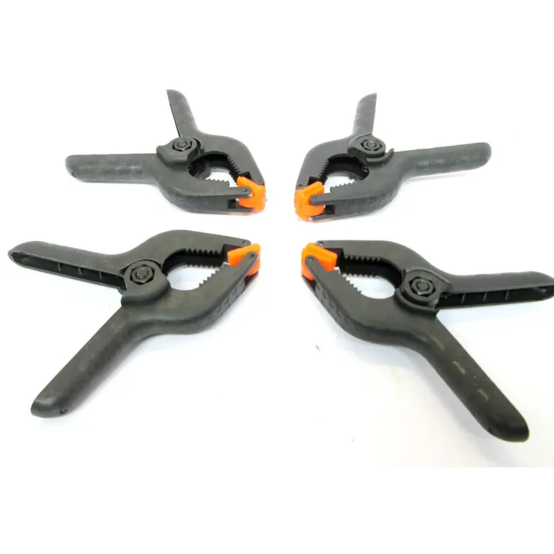 4PC CLAMP SET / MINI STALL CLIP SET PLASTIC GRIPS 3-1/2" HOBBY NEW TZ CL112