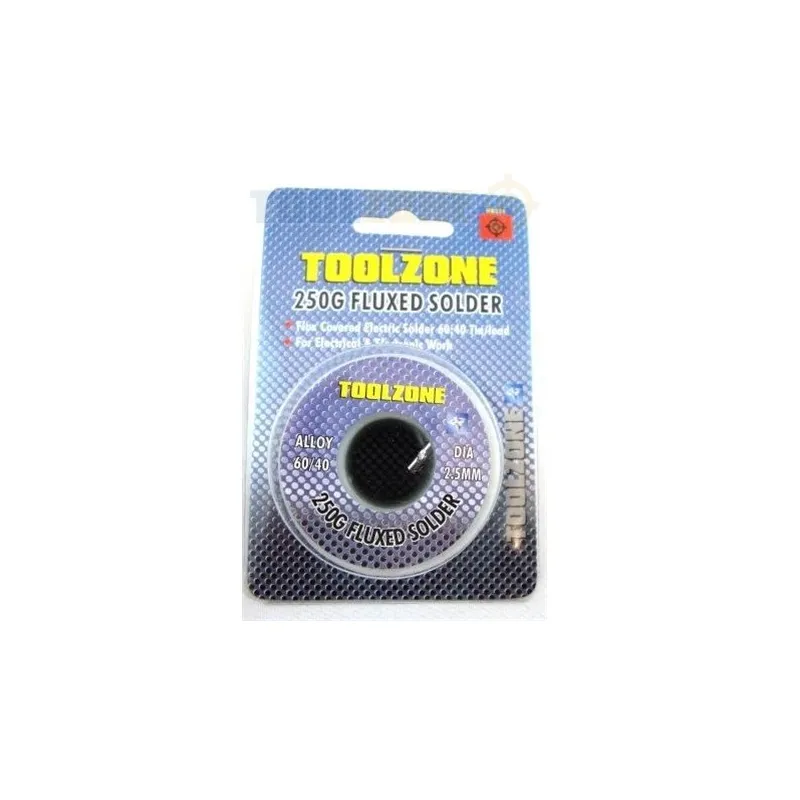 Toolzone 250g Reel of Fluxed Solder HB325