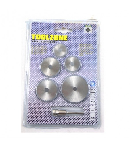 Toolzone 6Pc Hss Saw Discs