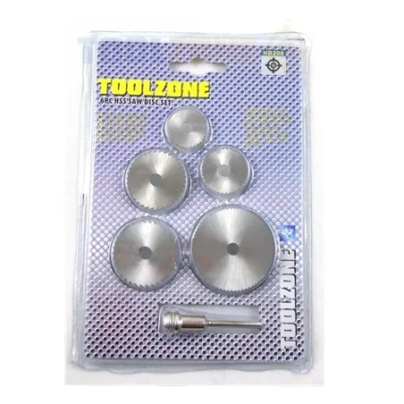 Toolzone 6Pc Hss Saw Discs