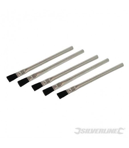 Silverline 105878 Solder Flux Brushes 5pk 15mm