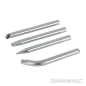 Silverline Soldering Iron Tips Set 4pce