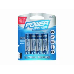 Power Matser AA Super Alkaline Battery LR6 4pk