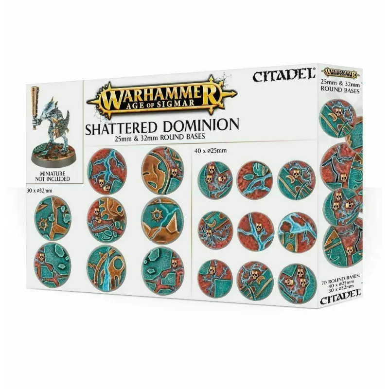 Warhammer AOS: SHATTERED DOMINION: 25 & 32MM ROUND Warhammer AOS: SHATTERED DOMINION: 25 & 32MM ROUND
