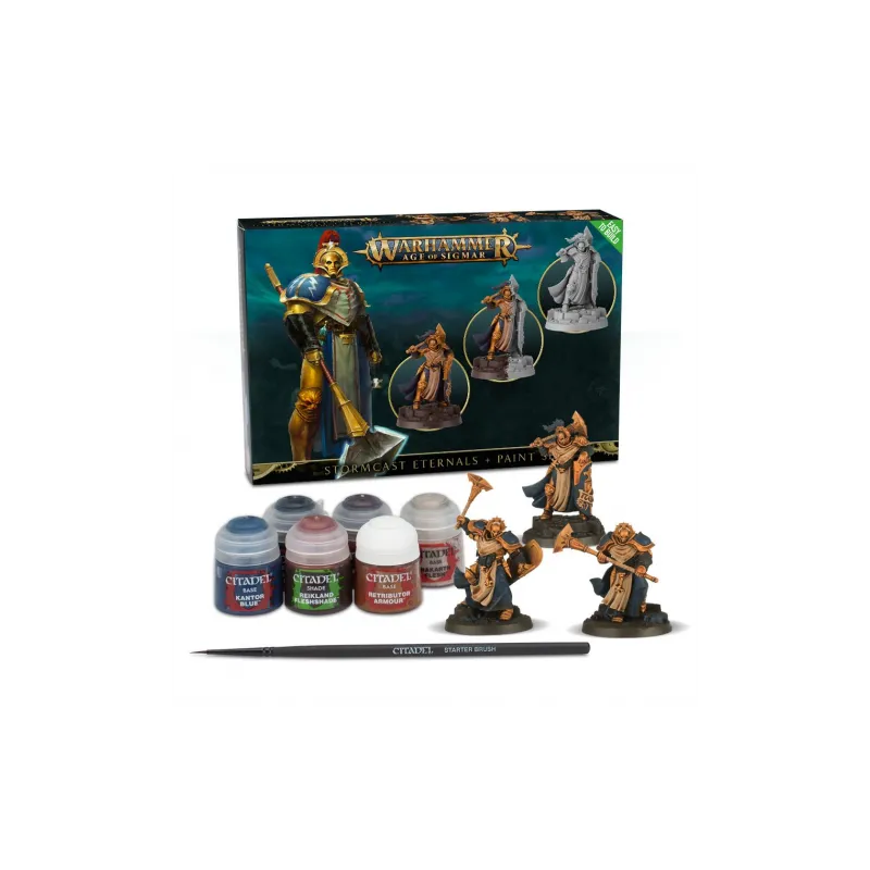 Warhammer Age of Sigmar Paints & Tools Set