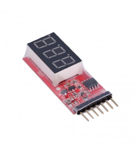 Voltage Lipo Battery Meter Tester Indicator 2-6 cells LED 