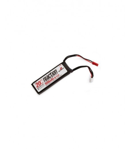 Dynamite Reaction 11.1volt 1000mAh 3S 20C LiPo with 20AWG Leads DYN9153