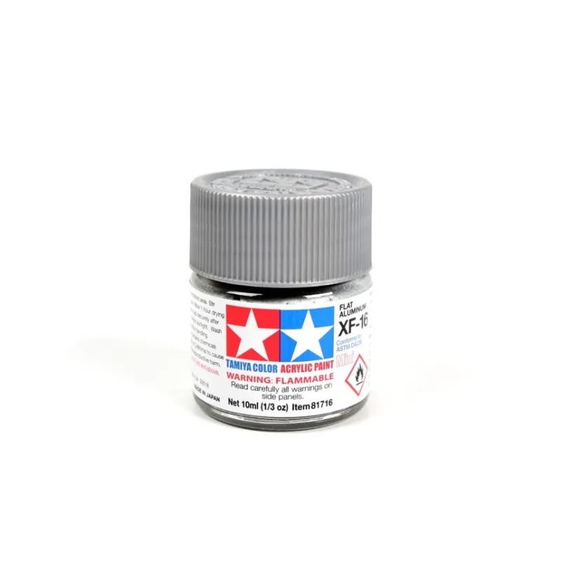 TAMIYA Acrylic Mini Xf-16 Flat Aluminum