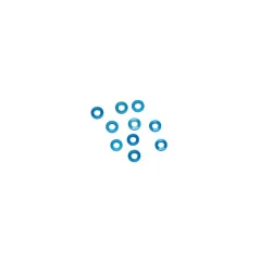 Alloy Shims 3 x 6 x 1 Blue (10)