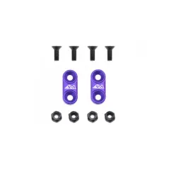 1/10 On-Road Alloy Wing Mounts - Purple
