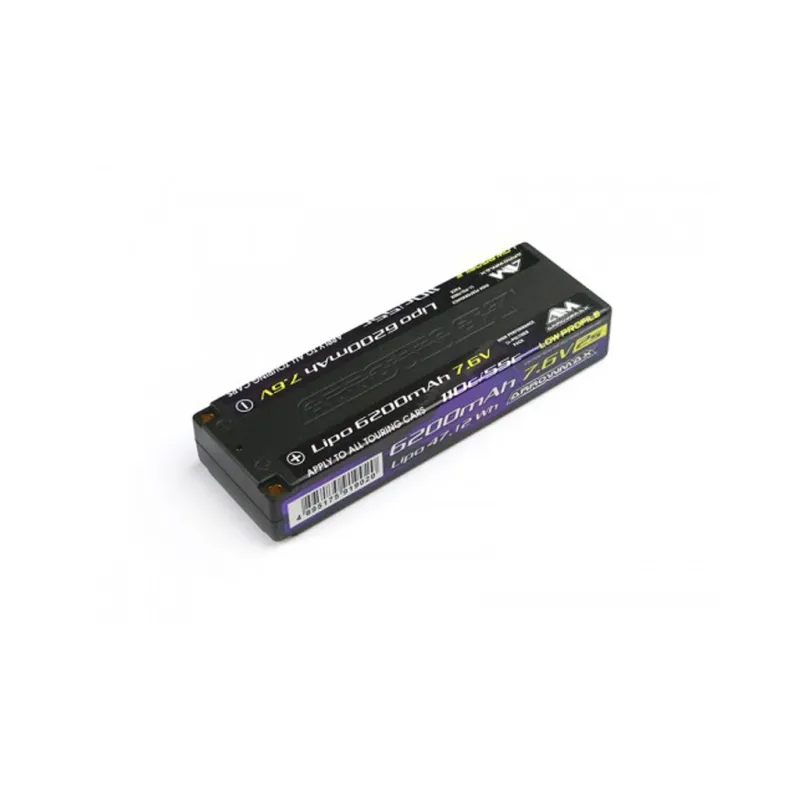 Lipo 6200mAh 2S TC Low Profile 7.6V-55/110C Lipo 6200mAh 2S TC Low Profile 7.6V-55/110C