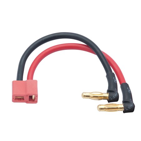 Lipo H/C Adaptor Wire-4mm Male Plug-US