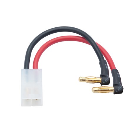 Lipo H/C Adaptor Wire-4mm Male Plug-Tamiya