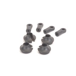 Shock Spring Retainer and Rod End - 4 pcs