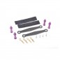 Purple Alloy Battery Posts and C/F Straps